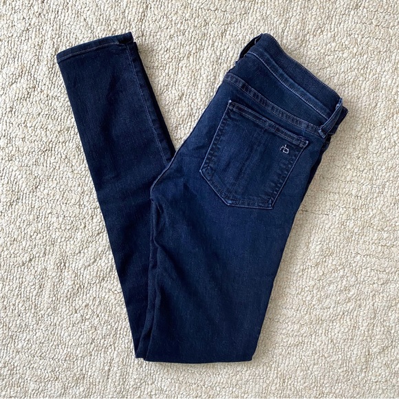 RAG & BONE sz 25 Dark Blue Skinny Capri Jeans - Picture 15 of 15